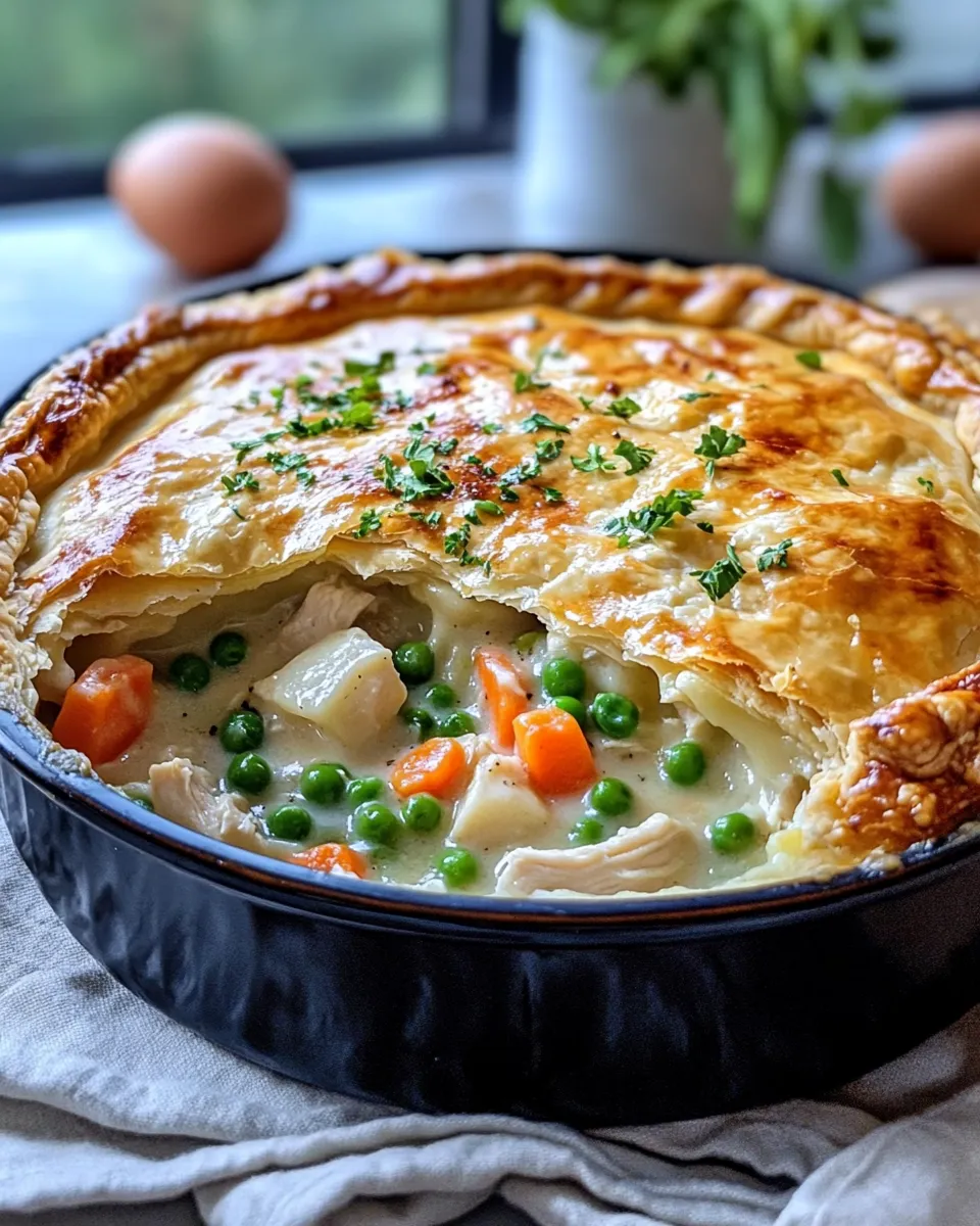 Delicious Chicken Pot Pie dish photo