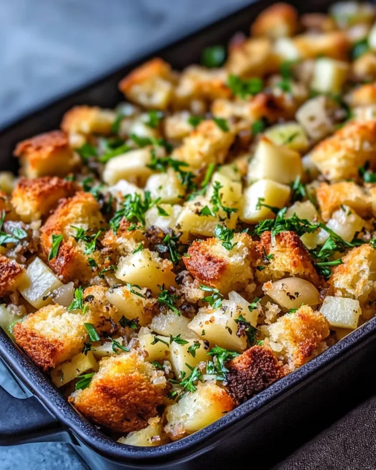 Homemade Cornbread Apple Stuffing recipe photo