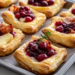 Homemade Cranberry Brie Bites recipe photo