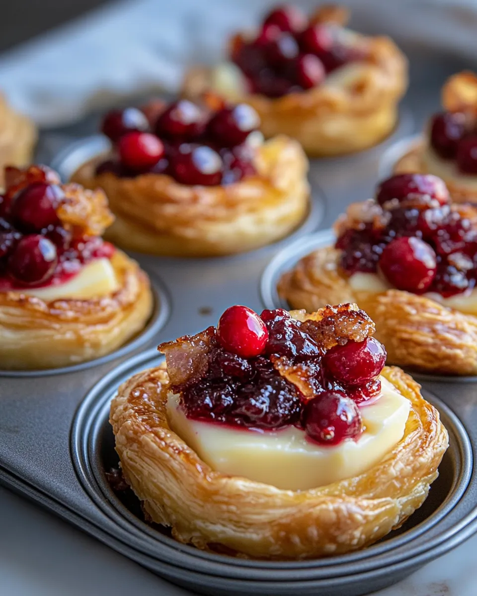 Classic Cranberry Brie Bites dish photo