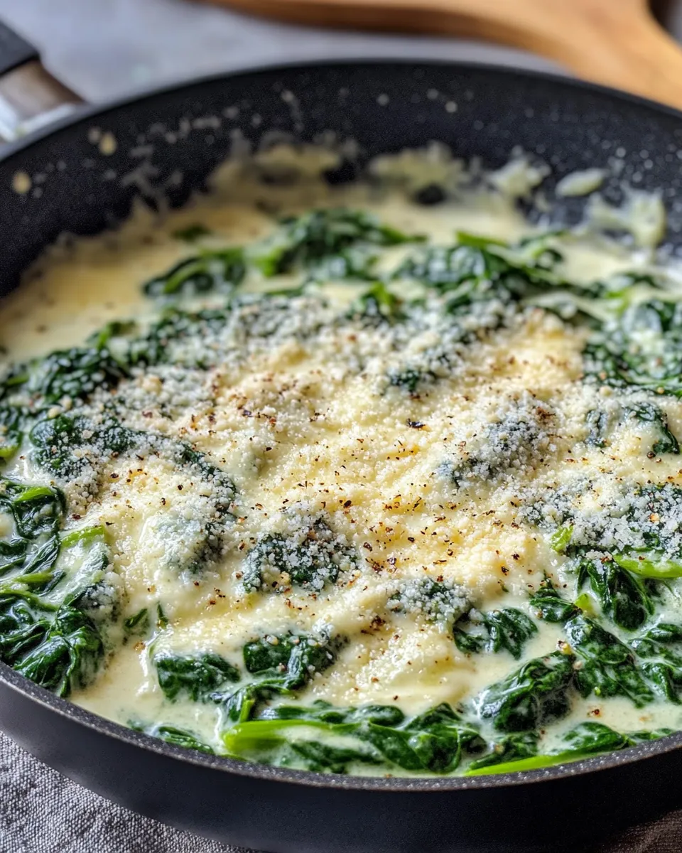 Classic Creamed Spinach dish photo