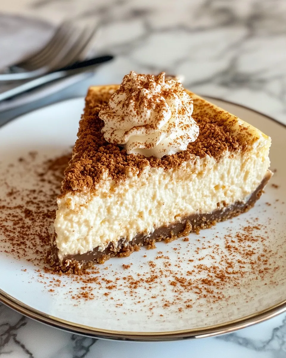 Easy Eggnog Cheesecake (Nonalcoholic) food shot