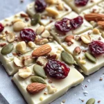 Homemade Ghostly White Chocolate Bark photo