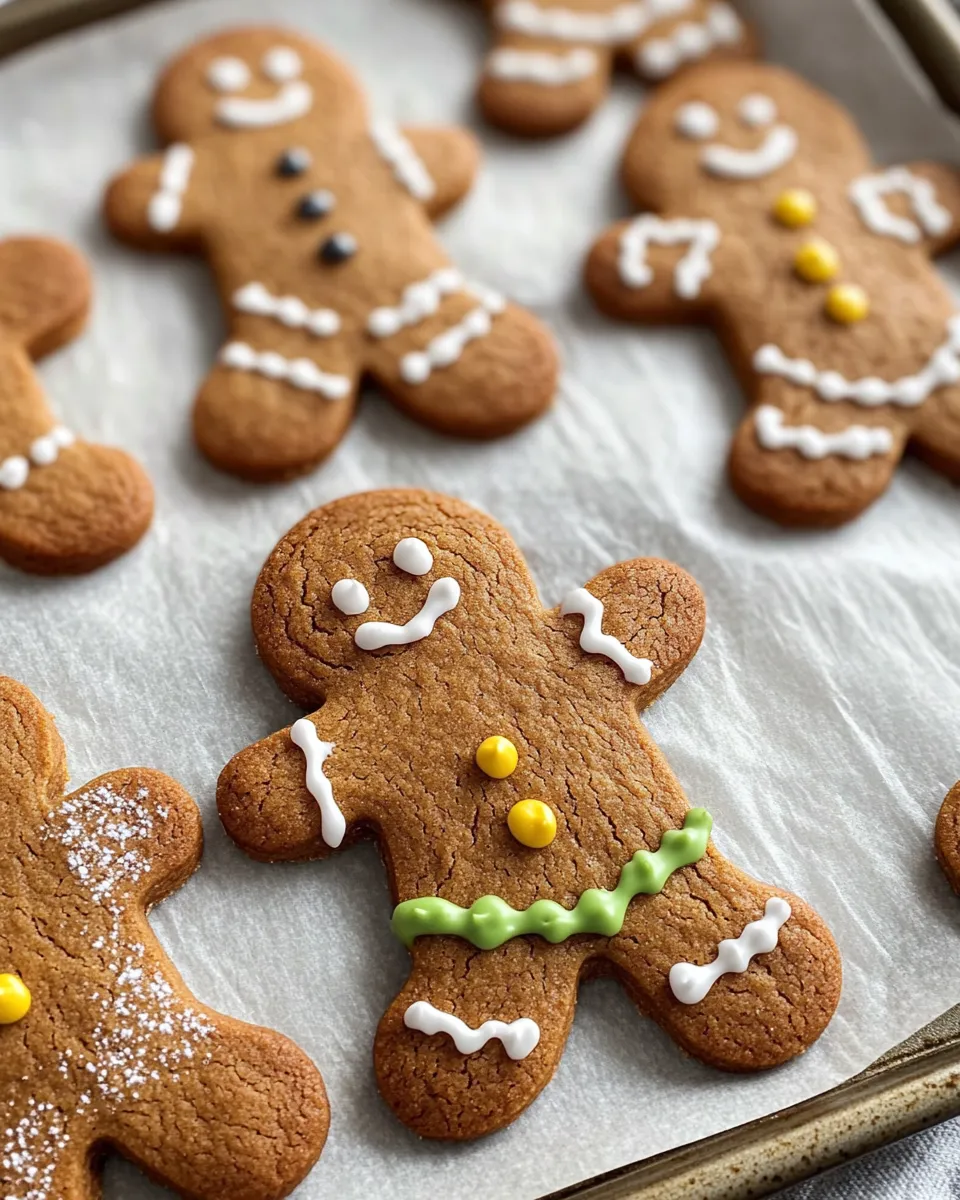 Easy Gingerbread Men Cookies recipe photo