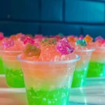 Homemade Glow-in-the-Dark Jello Cups photo