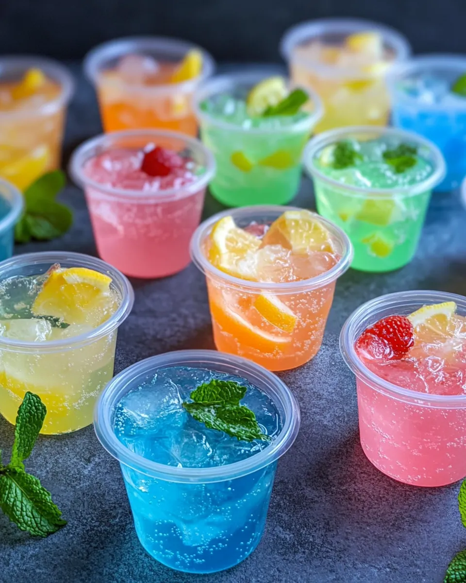 Easy Glow-in-the-Dark Jello Cups recipe photo