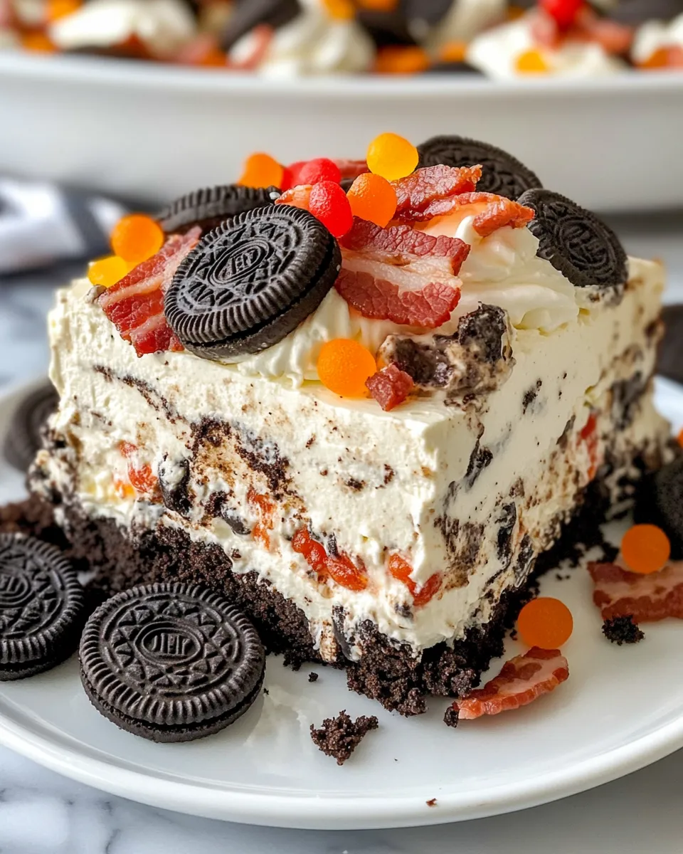 Easy Grave Digger Oreo Dirt Cake recipe photo