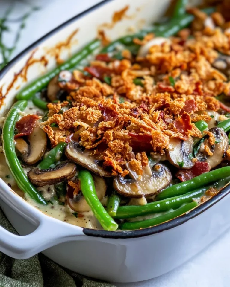 Homemade Green Bean Casserole from Scratch recipe photo