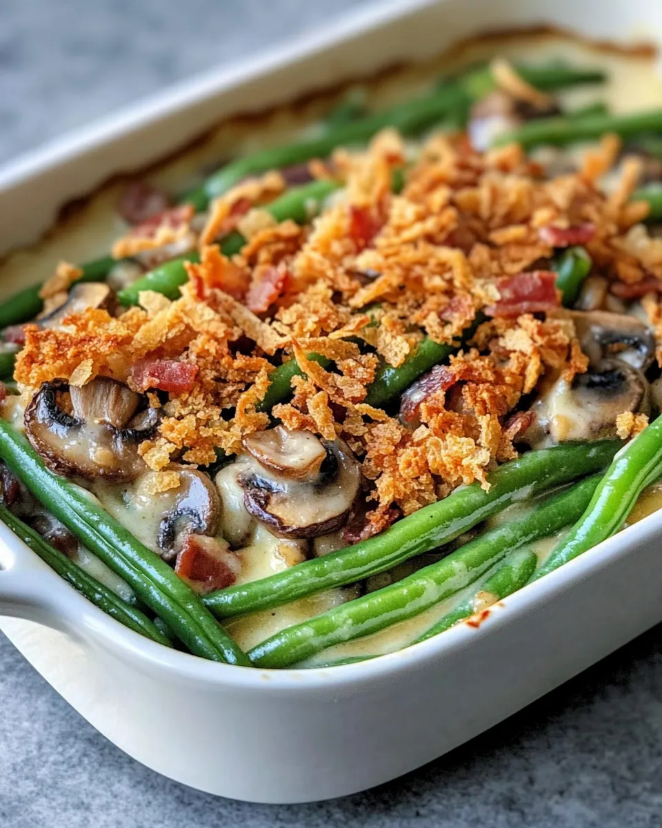 Classic Green Bean Casserole from Scratch dish photo