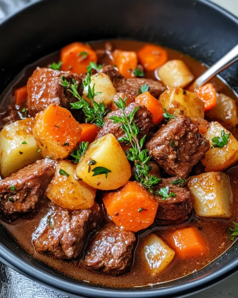 Homemade Hearty Beef Stew recipe photo