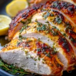 Homemade Herb Butter Turkey Breast photo