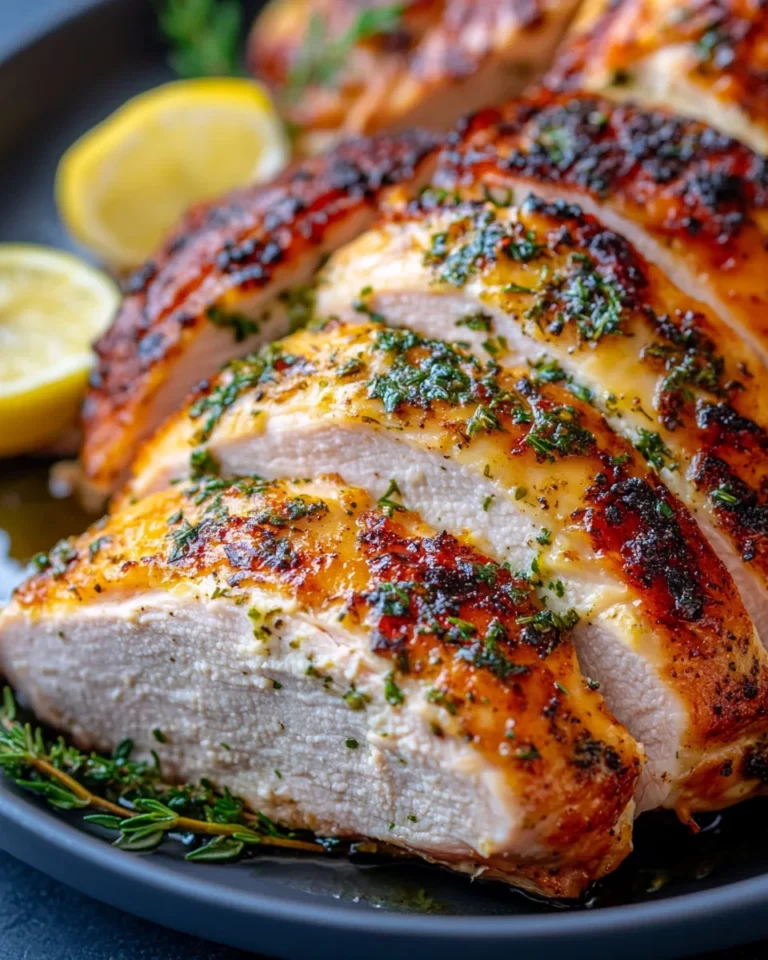 Homemade Herb Butter Turkey Breast photo