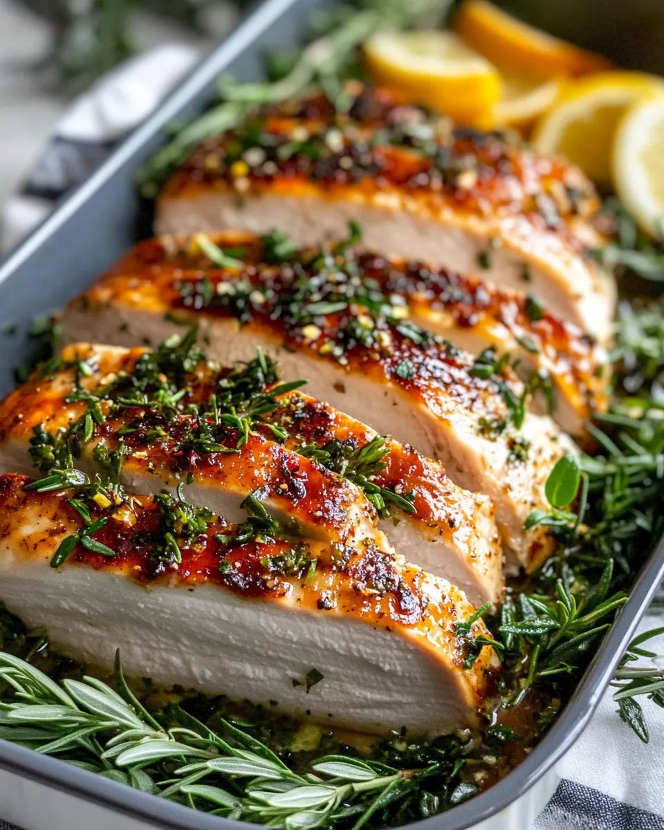 Easy Herb Butter Turkey Breast recipe photo
