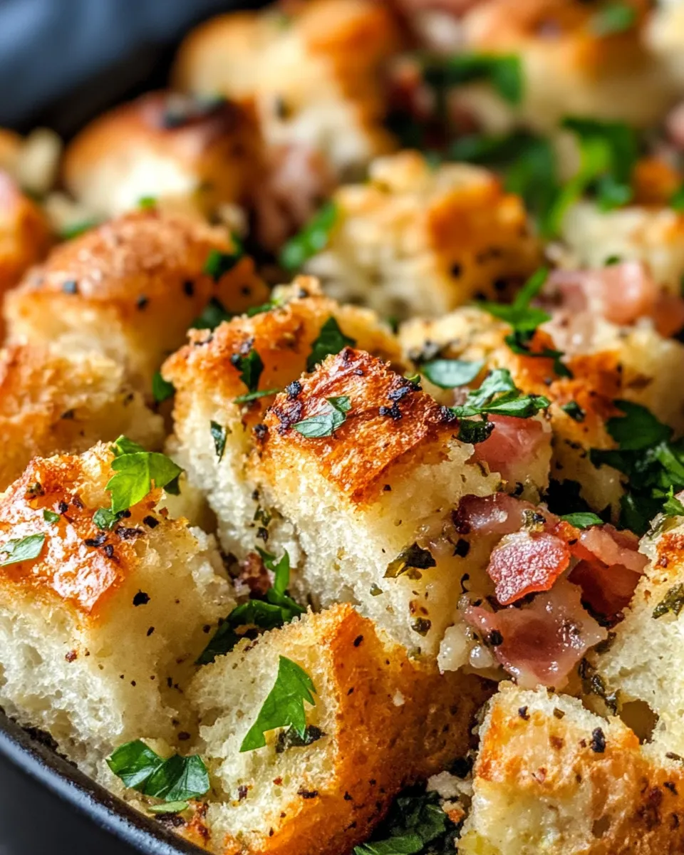 Easy Herb Sourdough Stuffing dish photo