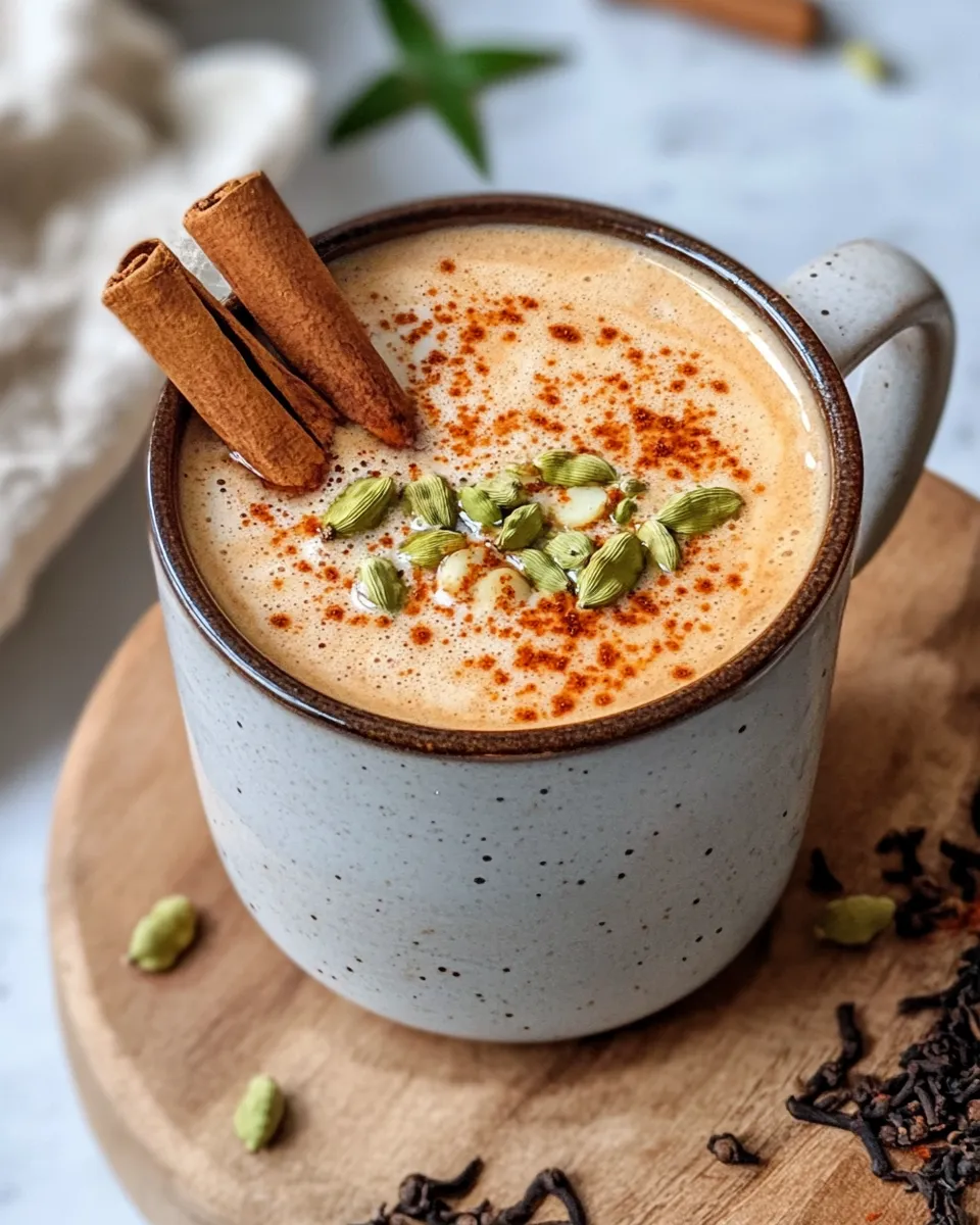 Delicious Homemade Chai Latte image