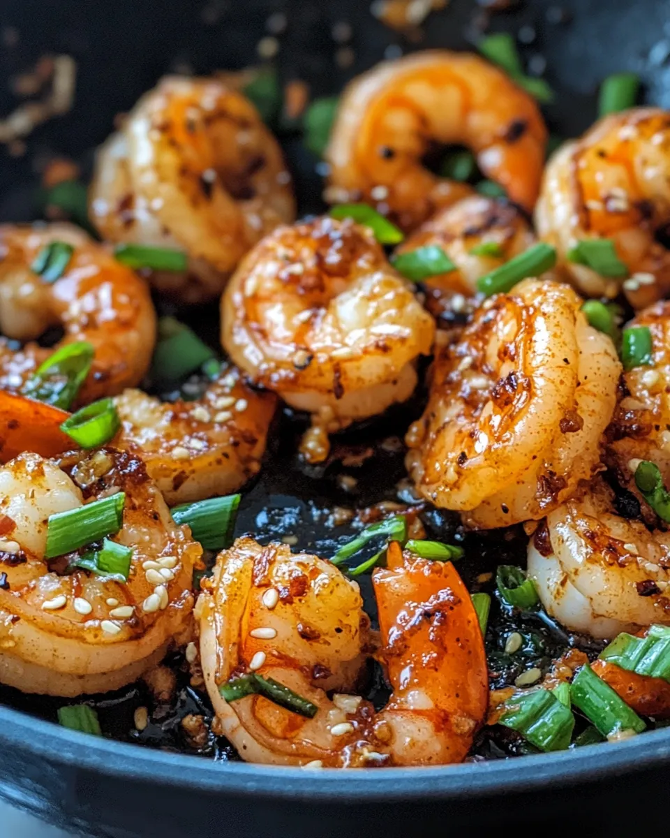 Delicious Honey Garlic Shrimp Skillet recipe photo