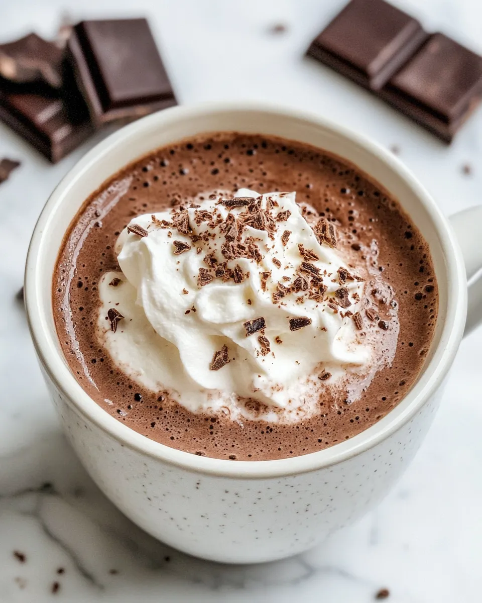 Easy Hot Chocolate from Scratch food shot