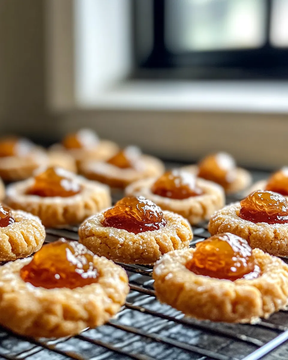 Classic Jam Thumbprint Cookies recipe image