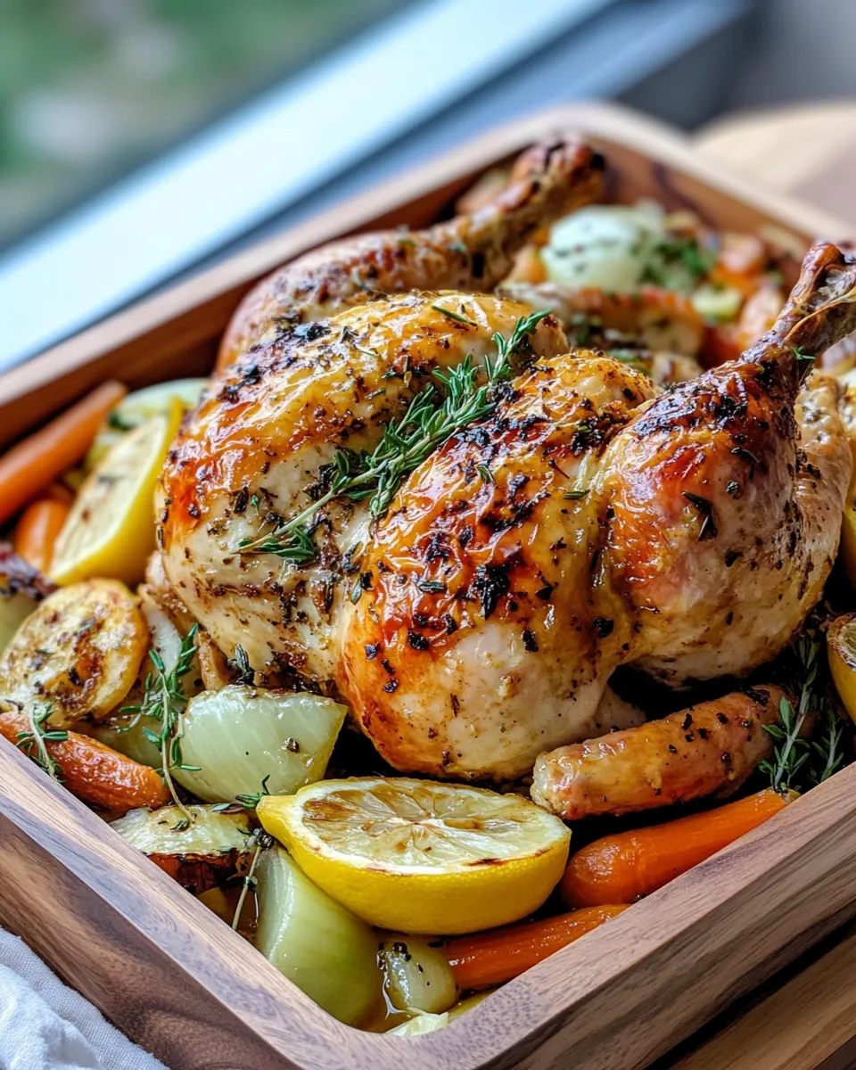 Classic Juicy Whole Roast Chicken image
