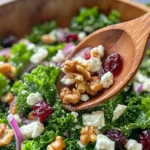Homemade Kale Cranberry Salad recipe photo