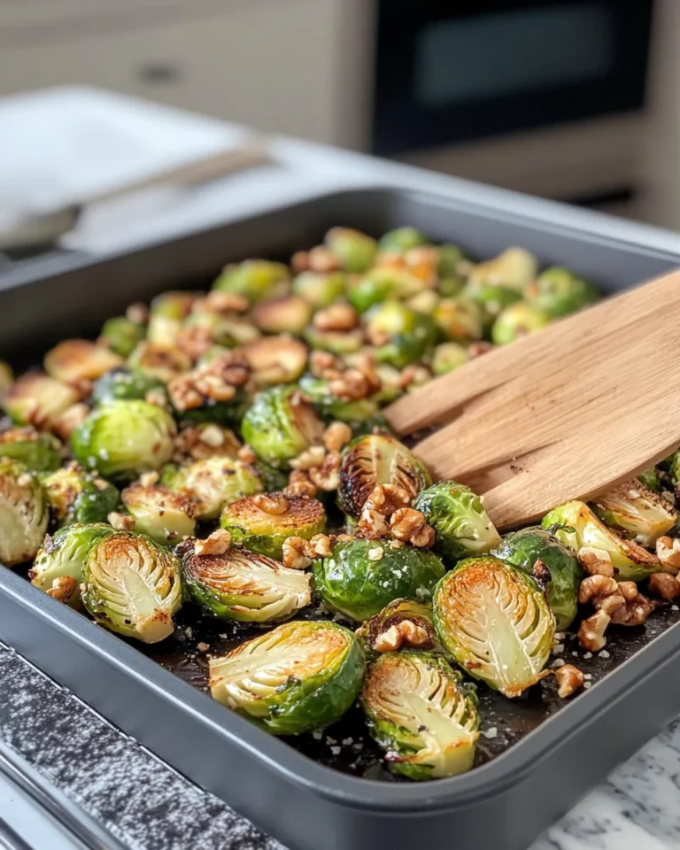 Homemade Maple Roasted Brussels Sprouts recipe photo