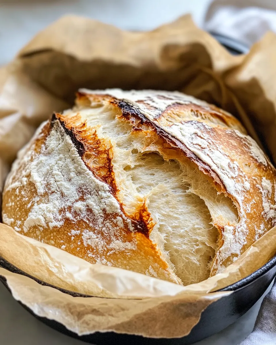 Easy No-Knead Artisan Bread recipe photo
