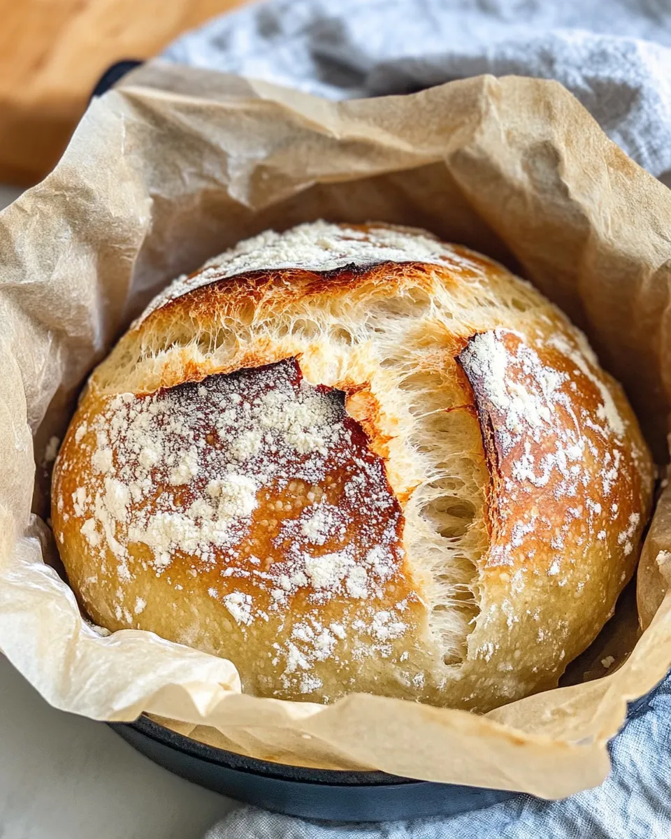 Delicious No-Knead Artisan Bread dish photo