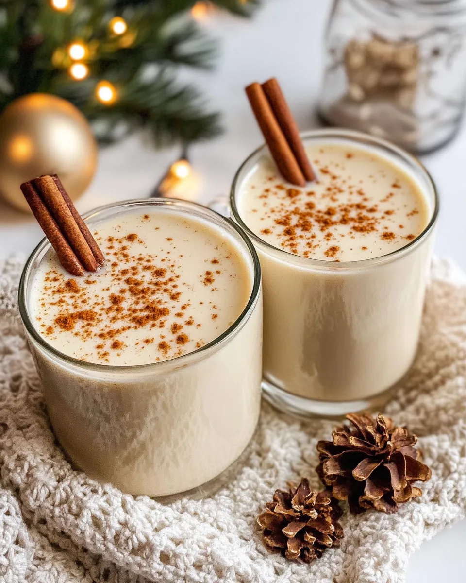 Classic Nonalcoholic Eggnog dish photo
