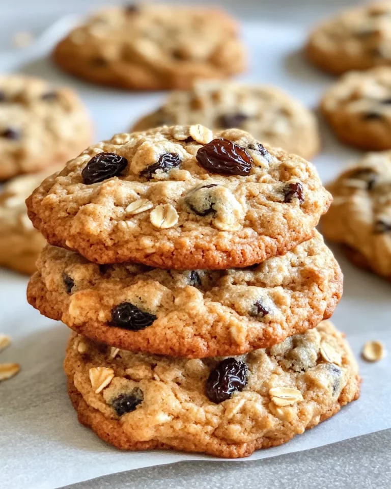 Homemade Oatmeal Raisin Cookies recipe photo