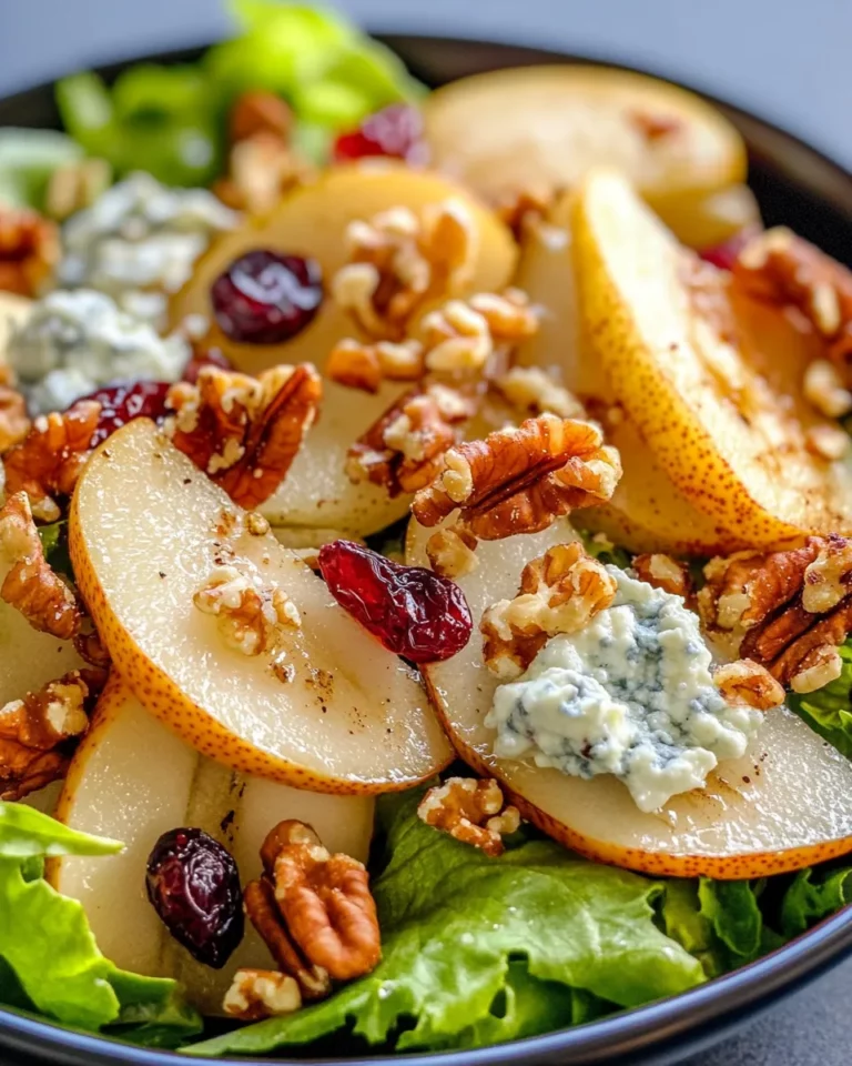 Homemade Pear Gorgonzola Salad photo