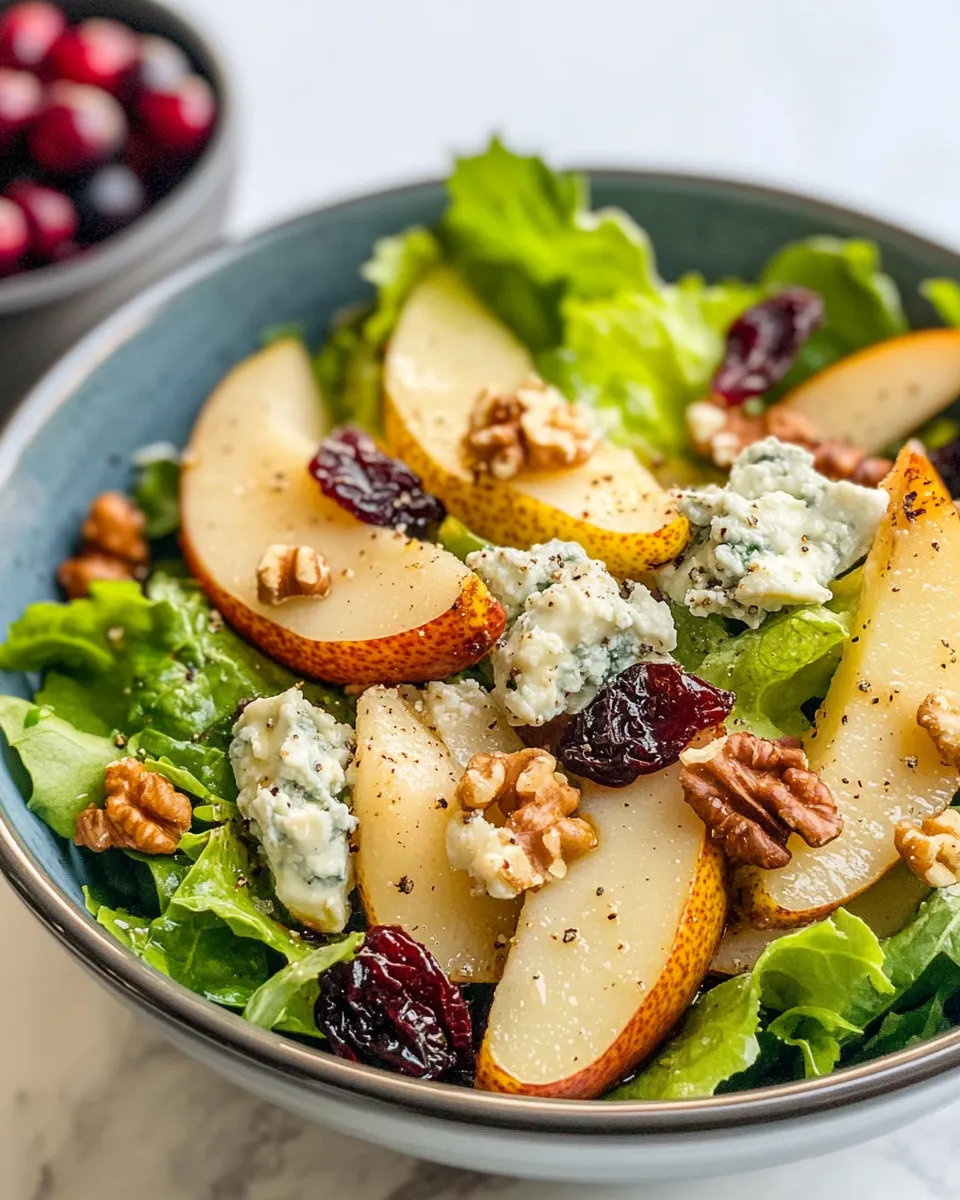 Classic Pear Gorgonzola Salad image