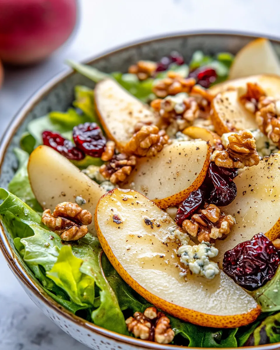 Delicious Pear Gorgonzola Salad recipe photo