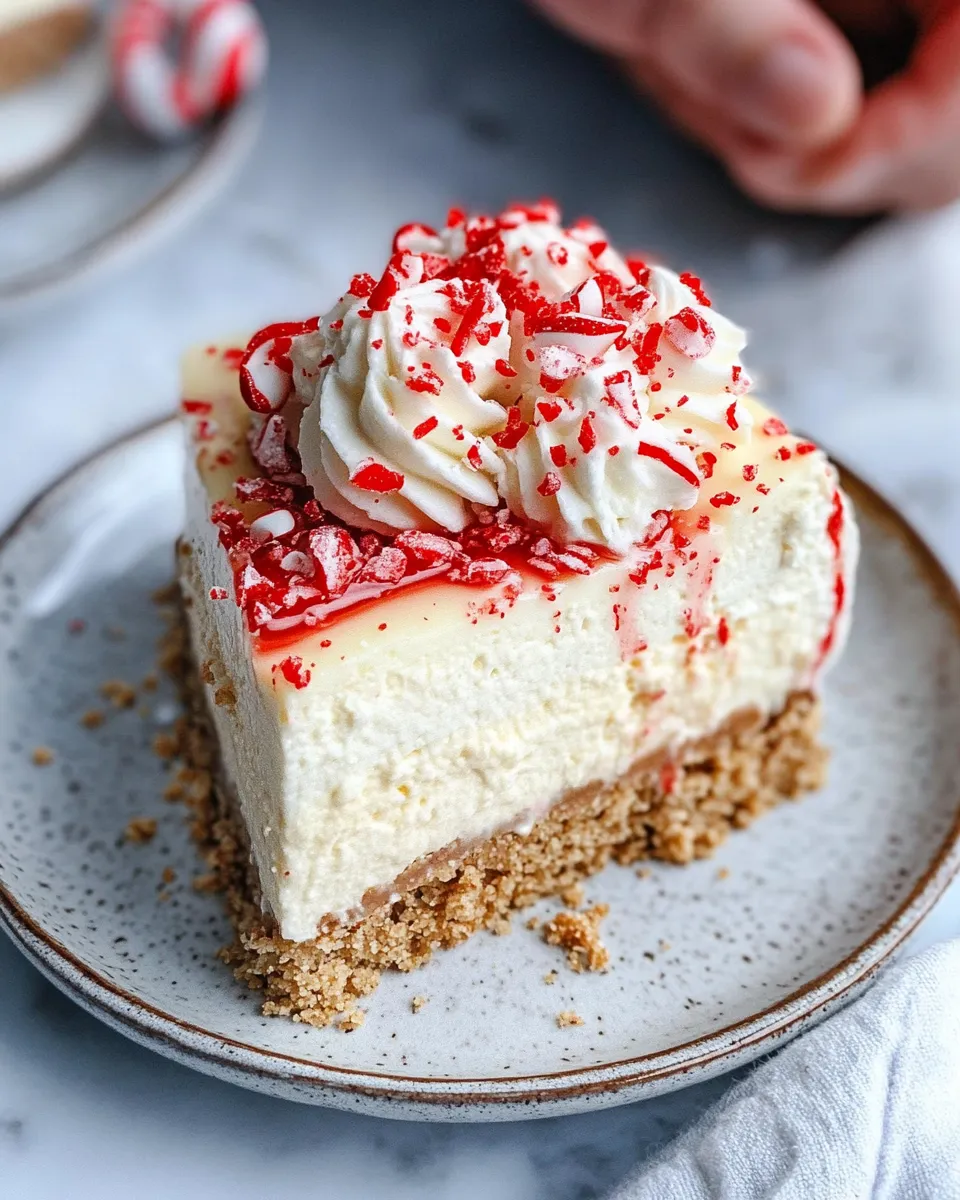 Classic Peppermint Cheesecake dish photo