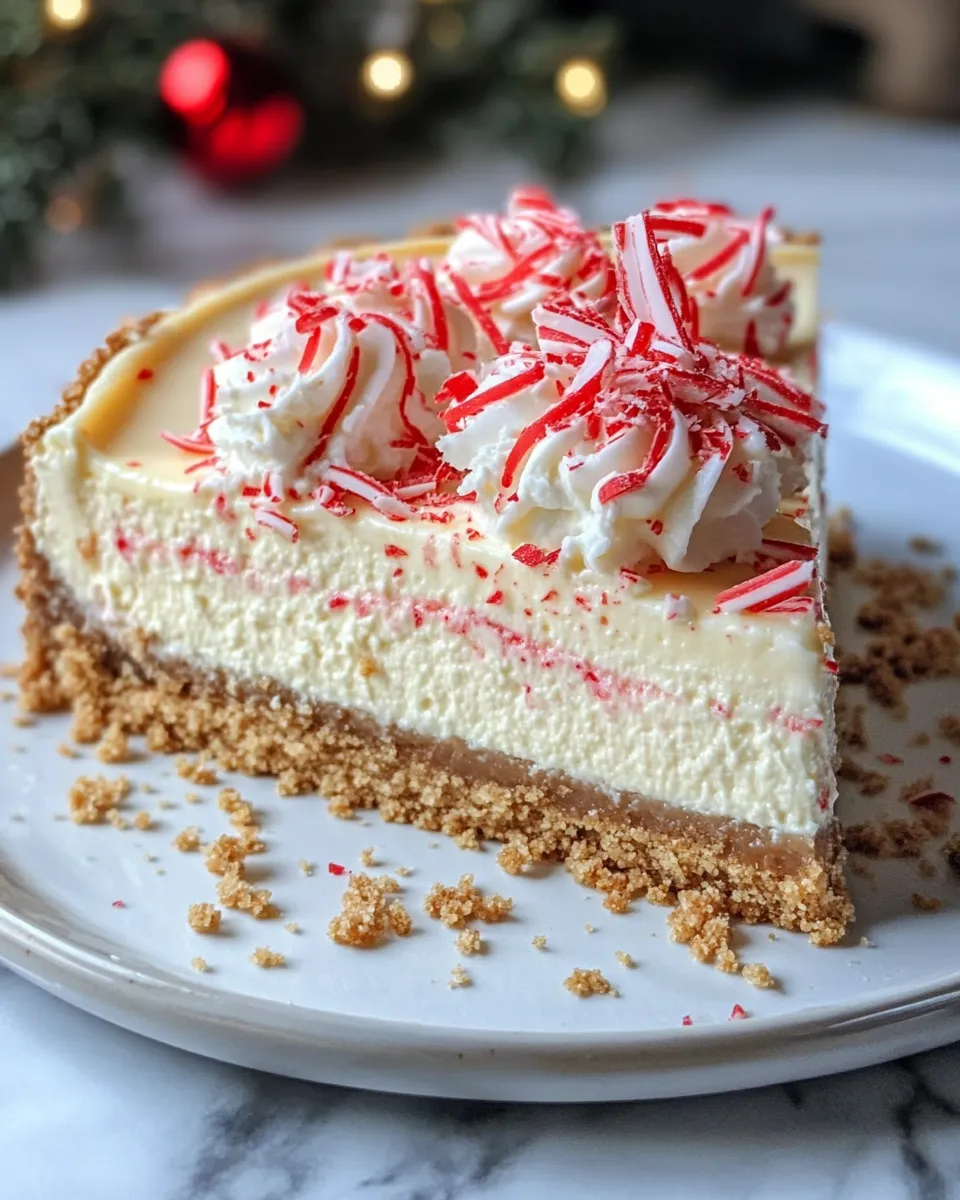 Easy Peppermint Cheesecake recipe image
