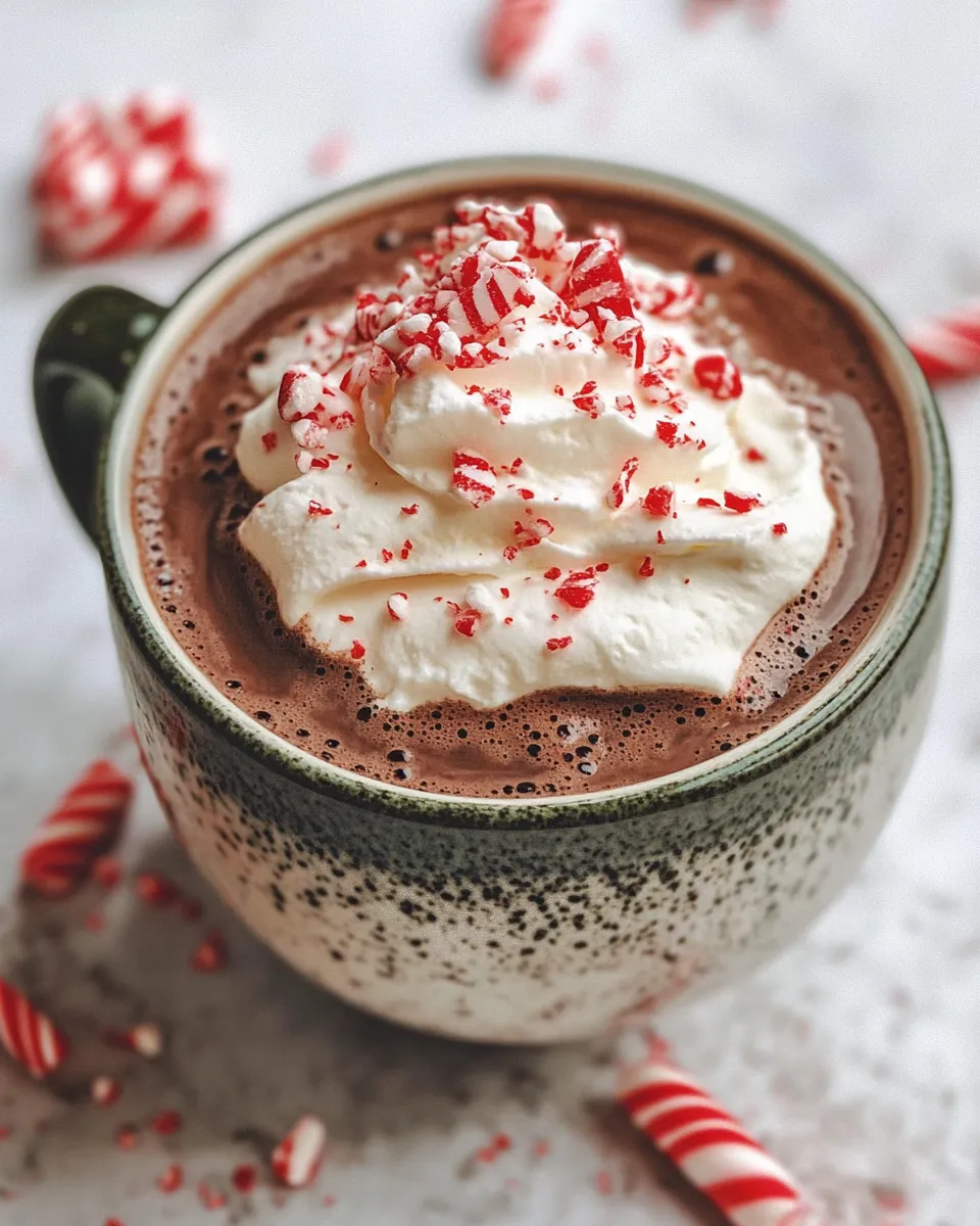 Delicious Peppermint Hot Chocolate image