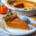Homemade Pumpkin Pie photo