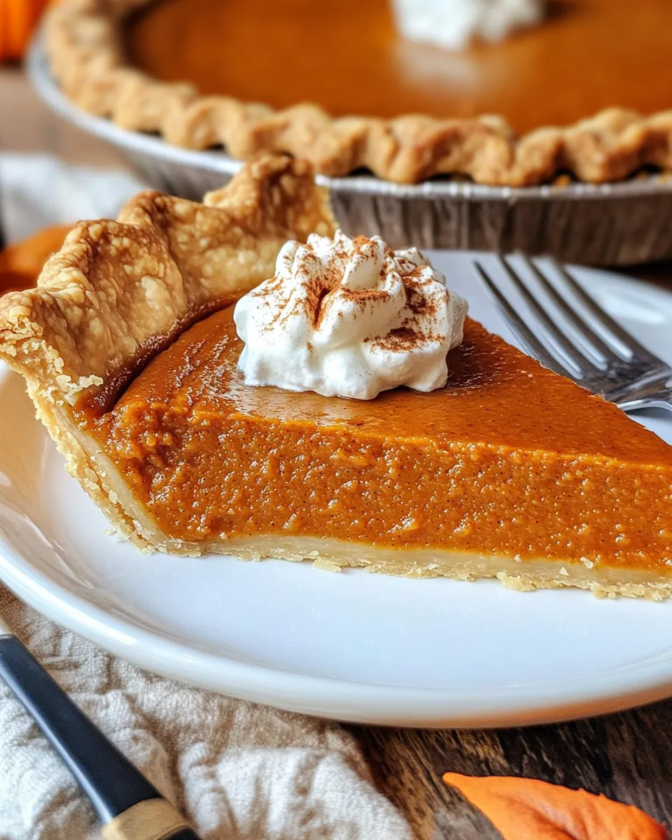 Easy Pumpkin Pie recipe photo