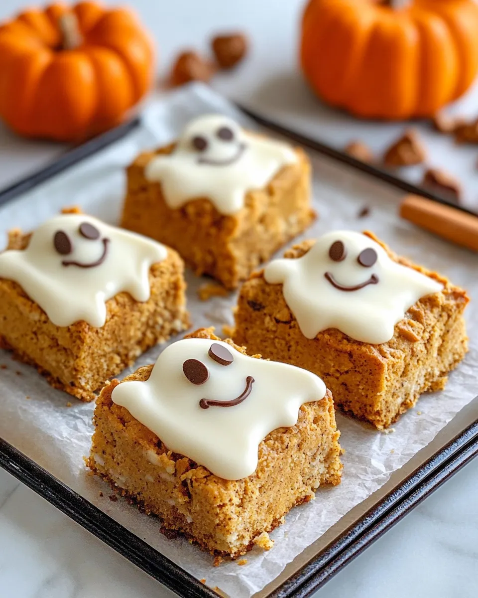 Classic Pumpkin Spice Ghost Scones image