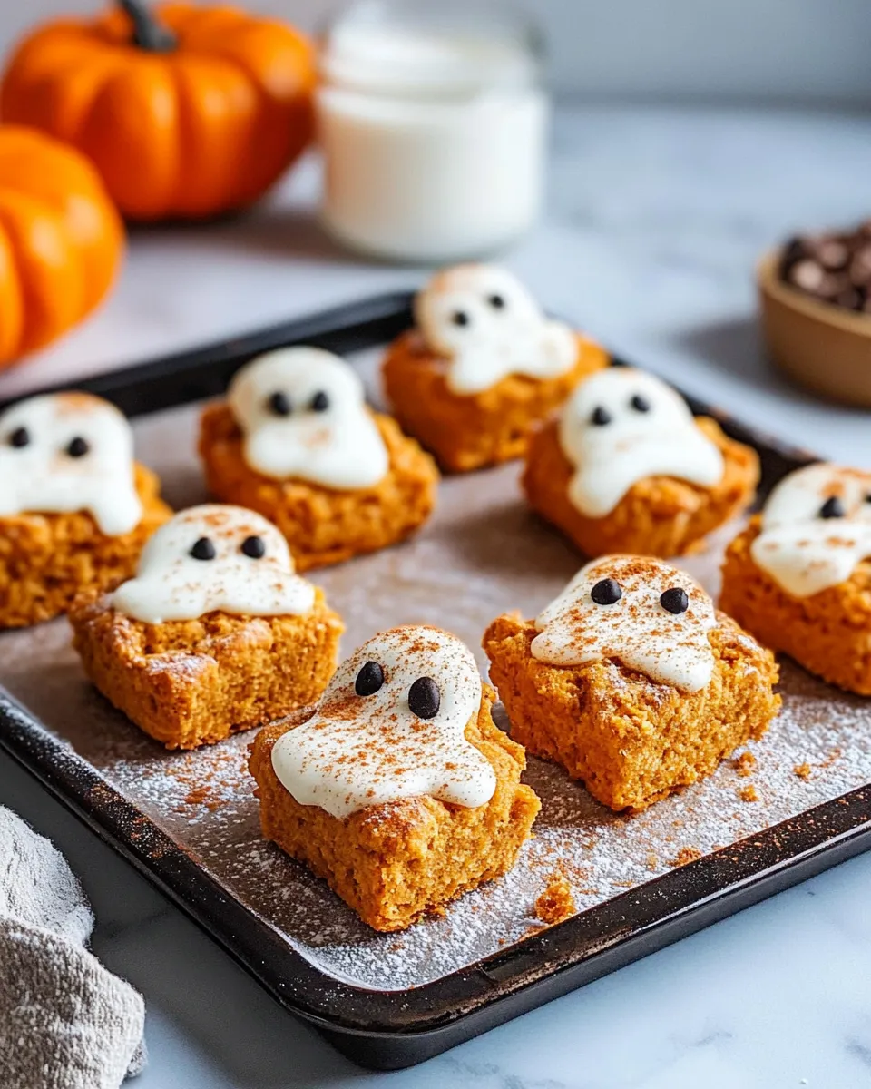 Easy Pumpkin Spice Ghost Scones recipe photo