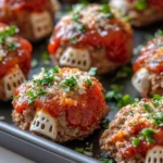 Homemade Skull-Shaped Mini Meatloaves recipe photo