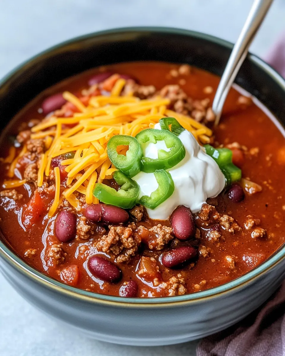 Easy Slow Cooker Chili recipe photo