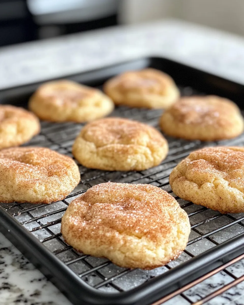Delicious Soft Snickerdoodles shot