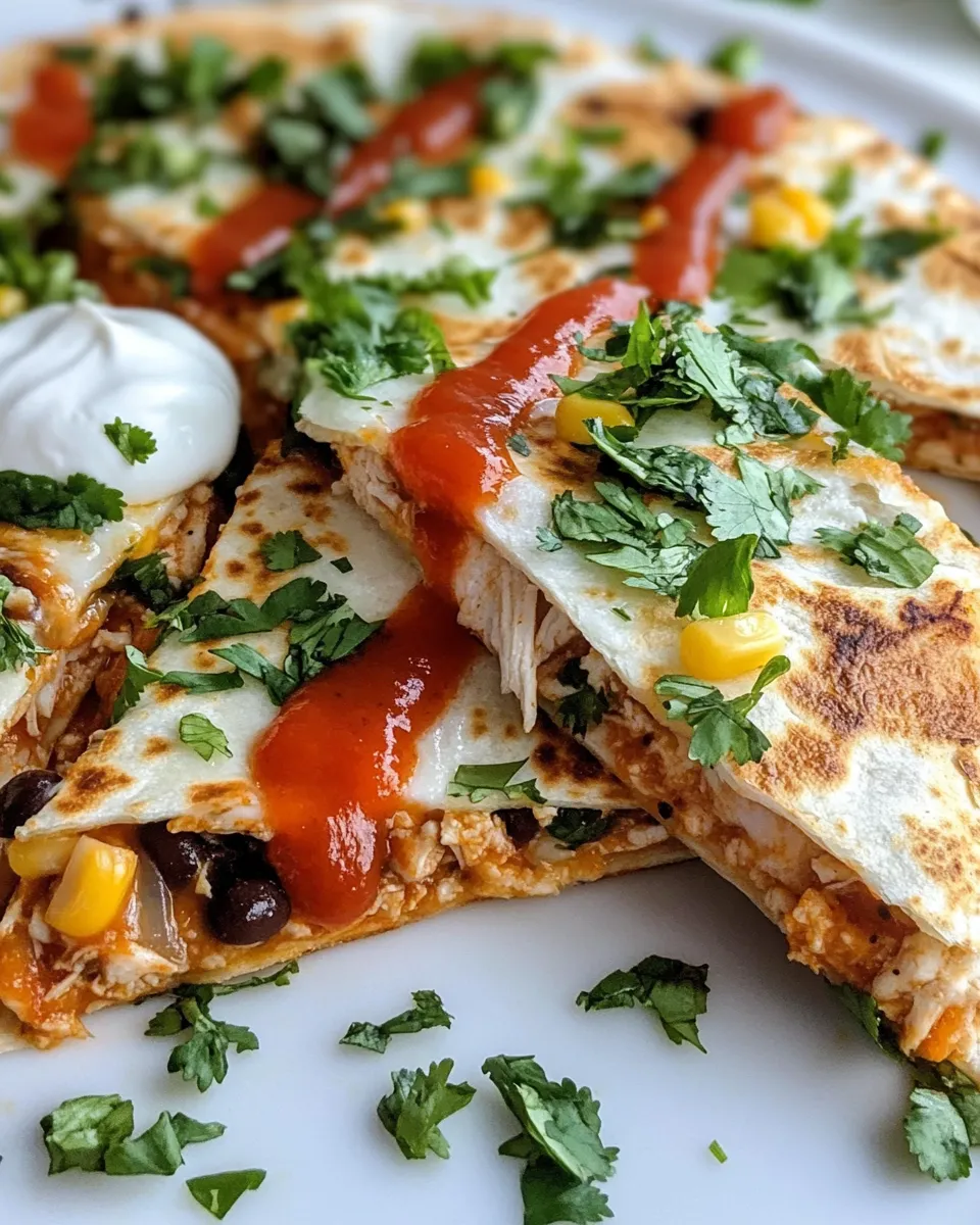 Delicious Spiderweb Quesadilla Pizzas dish photo