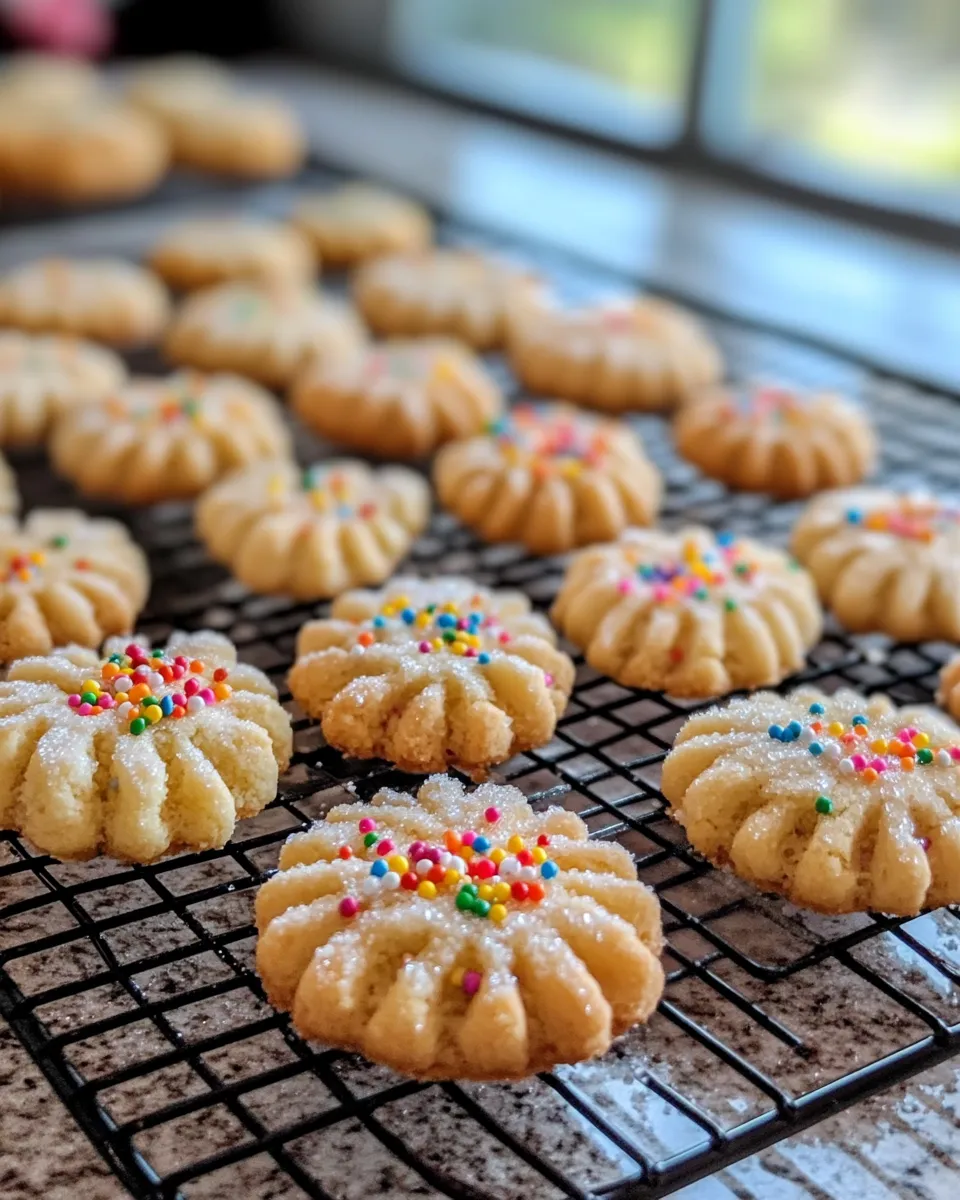 Easy Spritz Butter Cookies recipe photo