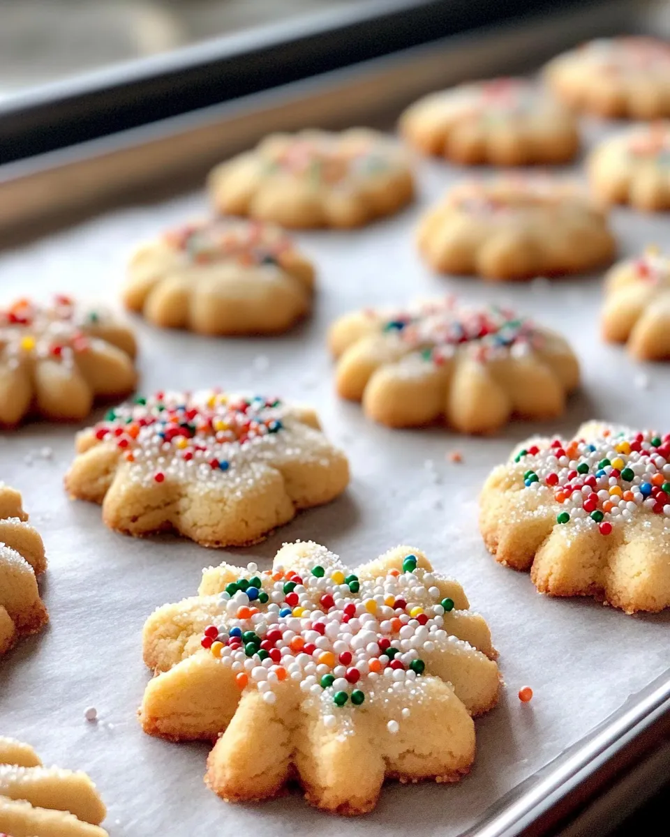 Delicious Spritz Butter Cookies dish photo
