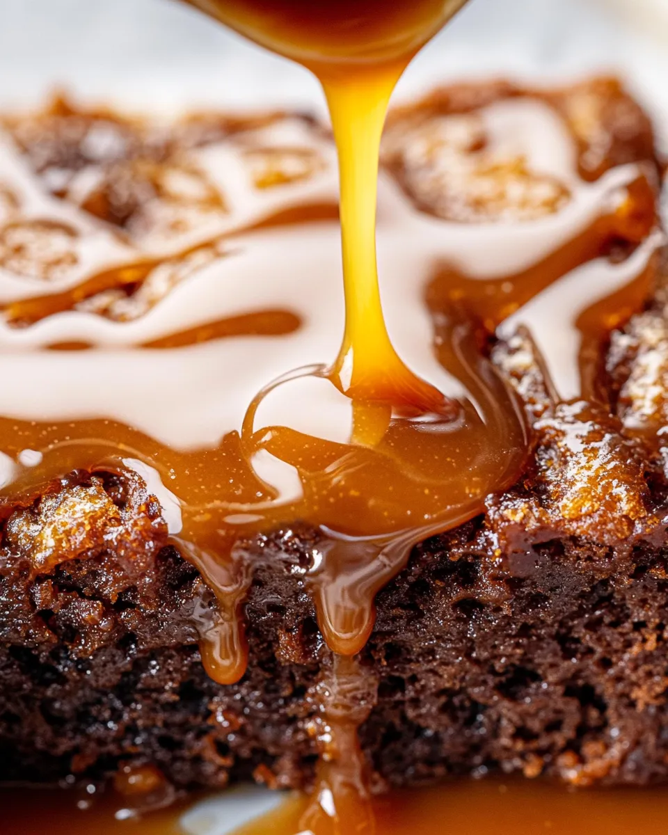Easy Sticky Toffee Pudding food shot