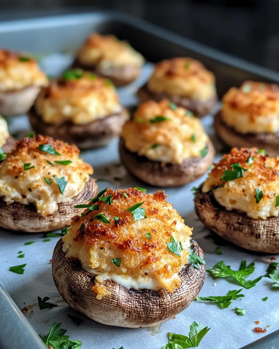 Classic Stuffed Mushrooms recipe photo