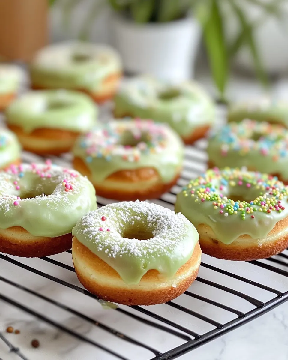 Classic Toxic Slime Matcha Donuts image