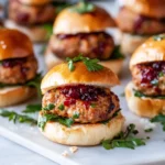 Homemade Turkey Cranberry Sliders photo
