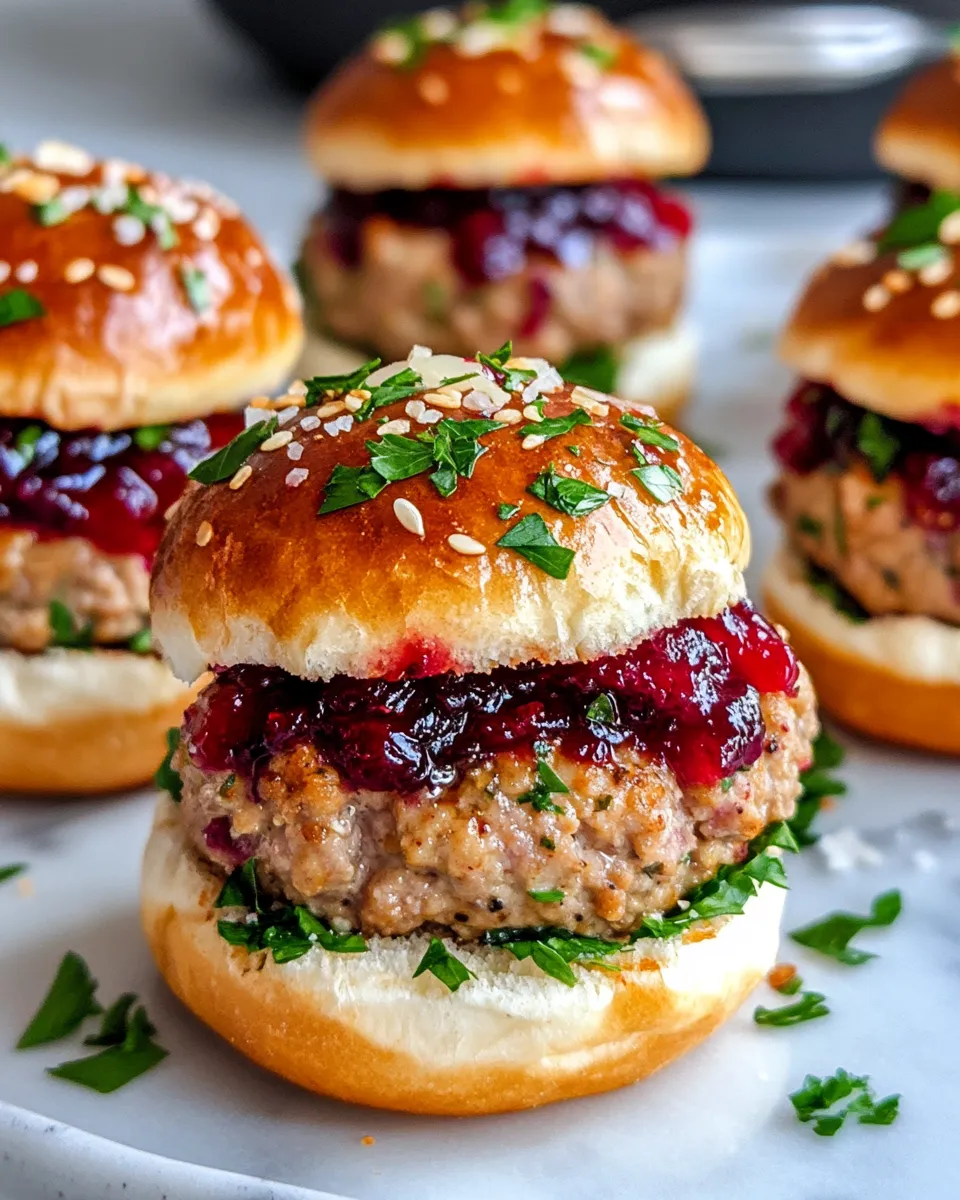 Classic Turkey Cranberry Sliders image